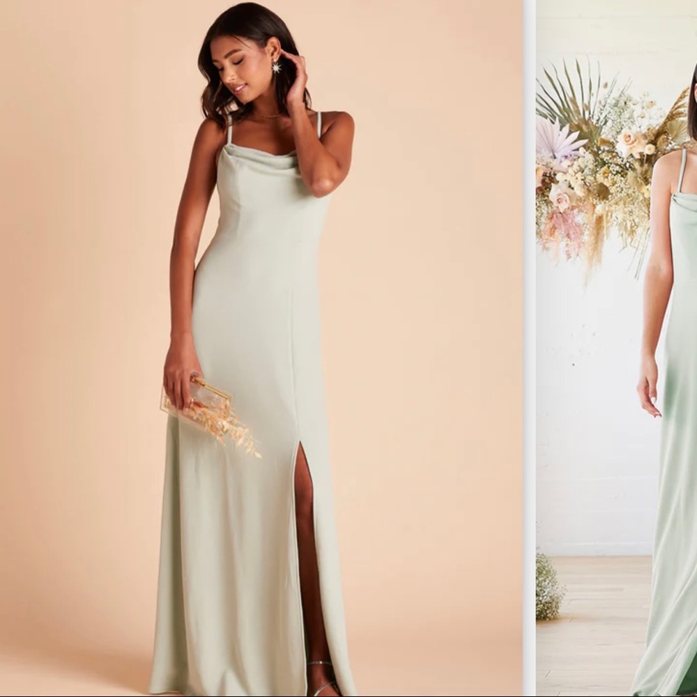 Birdy Grey Ash Crepe dress-SAGE